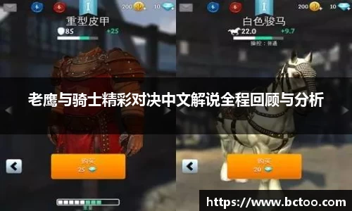 老鹰与骑士精彩对决中文解说全程回顾与分析