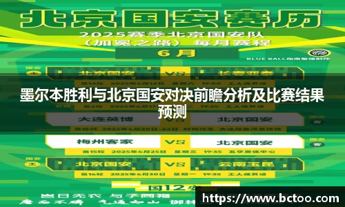 墨尔本胜利与北京国安对决前瞻分析及比赛结果预测
