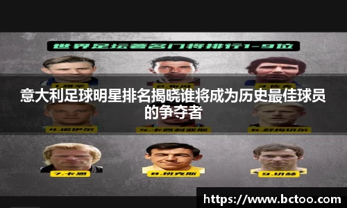 意大利足球明星排名揭晓谁将成为历史最佳球员的争夺者